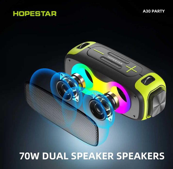 Портативная Bluetooth-колонка Hopestar A30 Party 70W