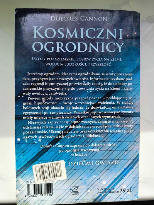 Kosmiczni Ogrodnicy Dolores Cannon książka
