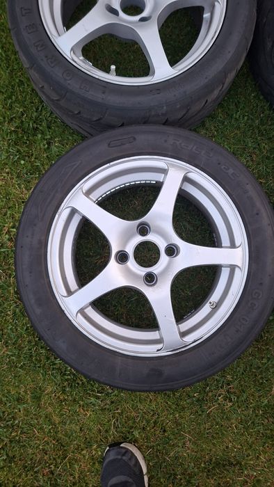 Koła aluminiowe Semi Slick 15 cali 5 opon 4x108