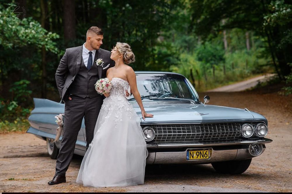 Auto do ślubu samochód Na wesele Retro Cadillac series 62