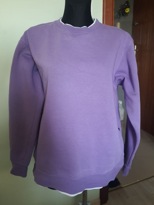 Męska fioletowa bluza Pull&Bear rozmiar M