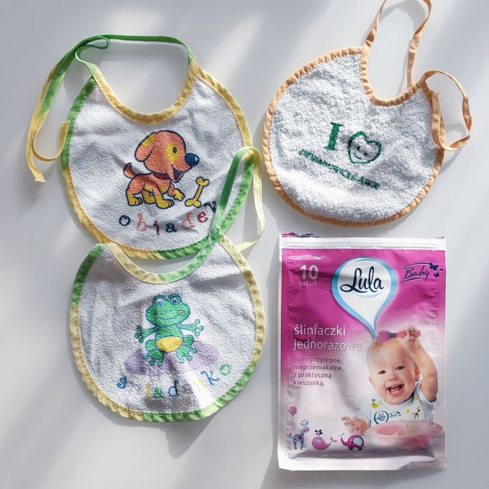 Śliniaki dla dziecka 3+3