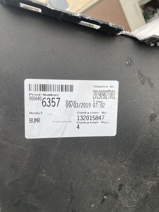 Задній бампер, задний бампер Мерседес GLS X167