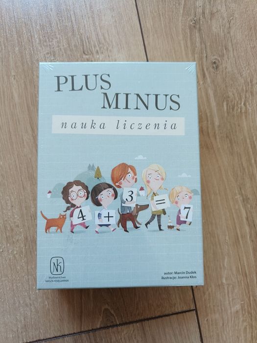Gra karciana nowa PLUS I MINUS nauka liczenia