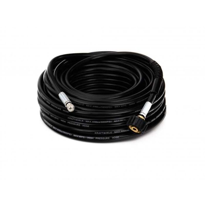 Wąż do czyszczenia kanalizacji 20m  przyłącze do myjki na gwint KD2059