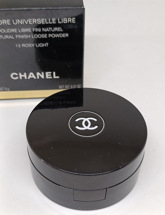 Chanel puder sypki Rosy Light lekki efekt naturalnej cery