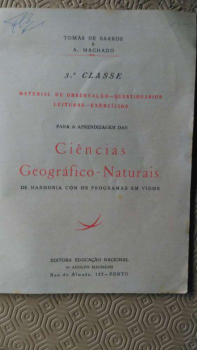 livro Ciencias Geografico Naturais