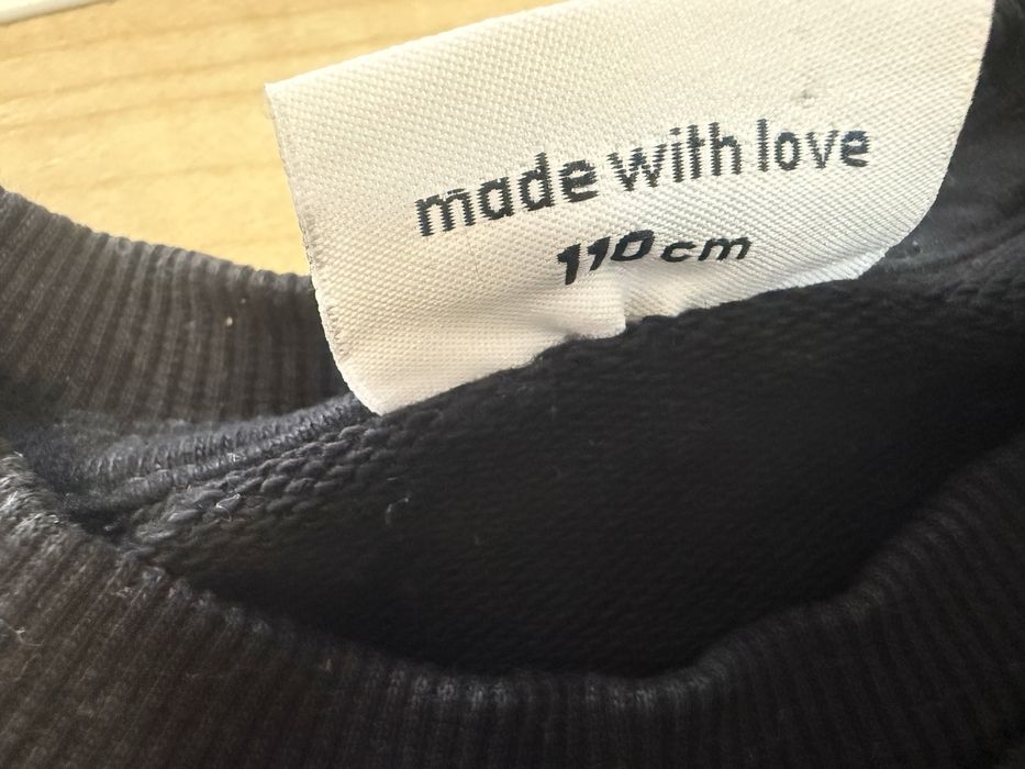 Bluza bawełna czarna monster zęby zombie dash 110