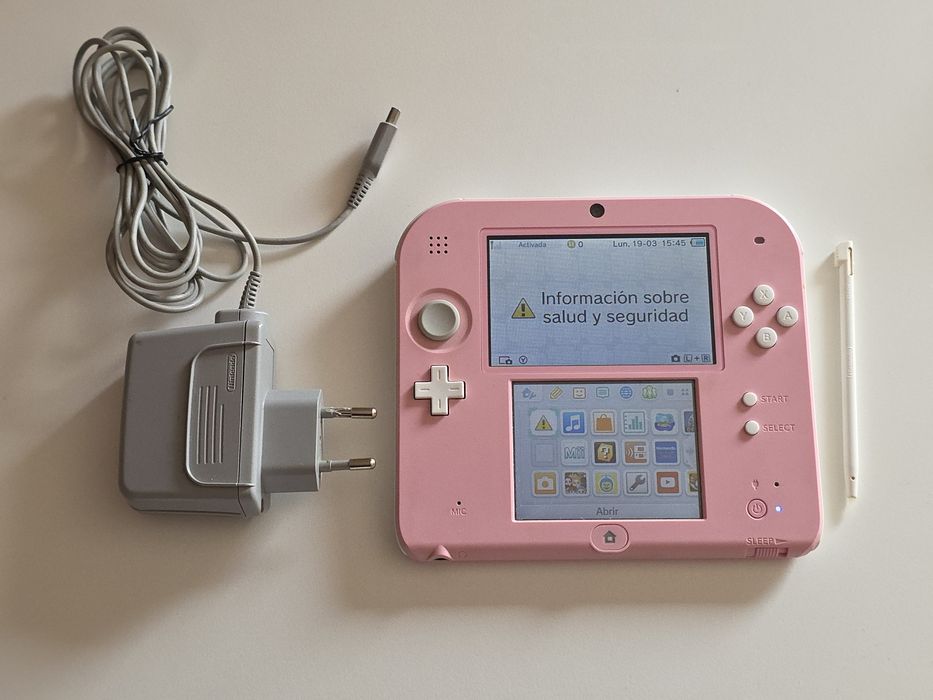 Nintendo 2ds rosa como nova