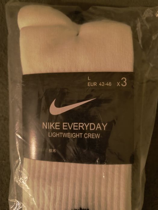 Skarpetki Nike 3 paczki w każdej 3 pary rozmiar 42-46