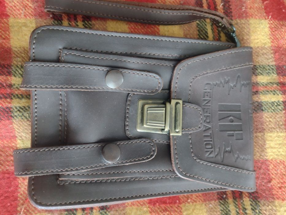 Чоловiча сумка-барсетка. Нова. Натур. Шкiра .