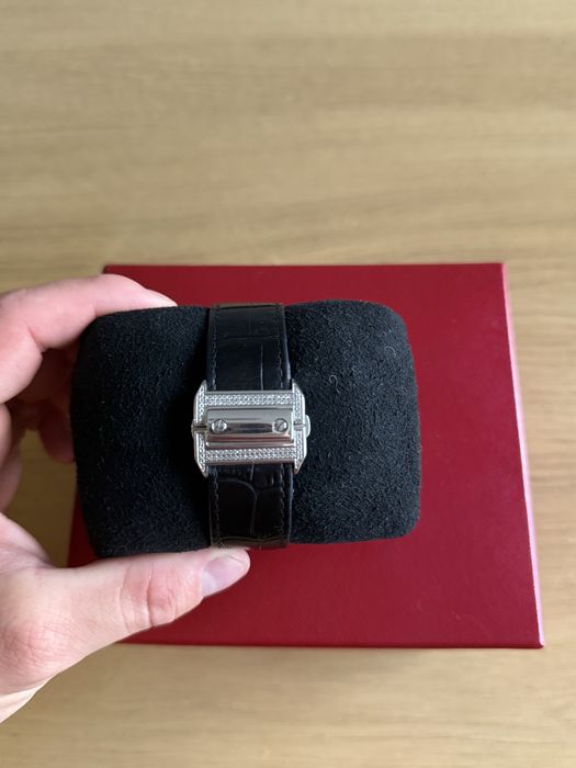 Cartier Santos 100 XL 2656 Full Diamond 8.48 karat