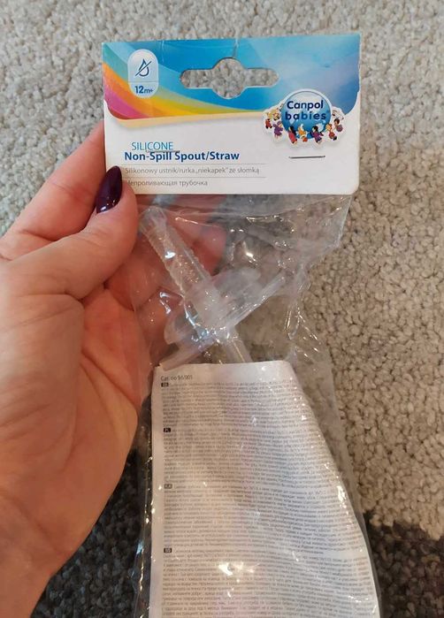 Canpol Babies Wymienna rurka silikonowa do bidonu niekapek