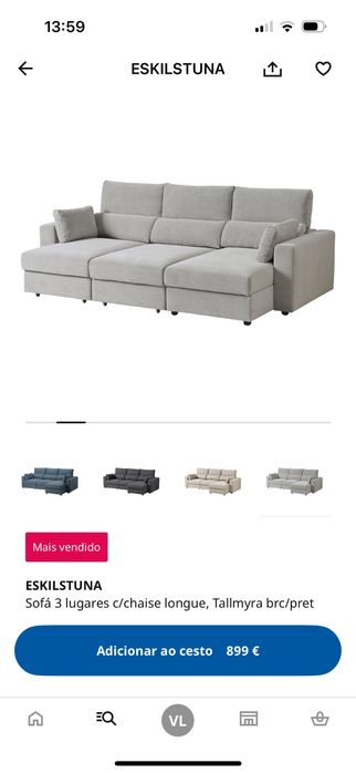 Sofa cinza - Ikea