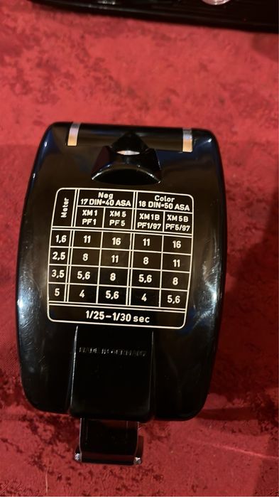 Maquina fotografica Agfa com flash e tripé