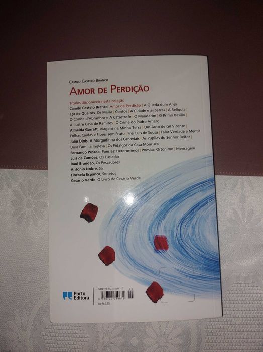 Livro "Amor de Perdição"