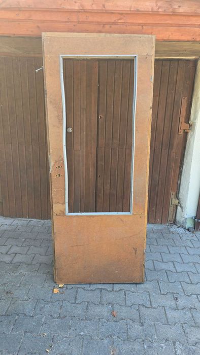 Drzwi drewniane pokojowe z futryną 80x200cm