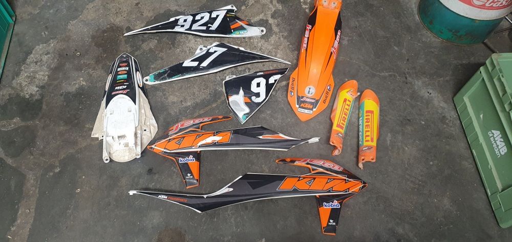 Komplet Plastików Ktm Sx 125 sx 150 sxf 250 sxf 450 Błotnik boczek bok