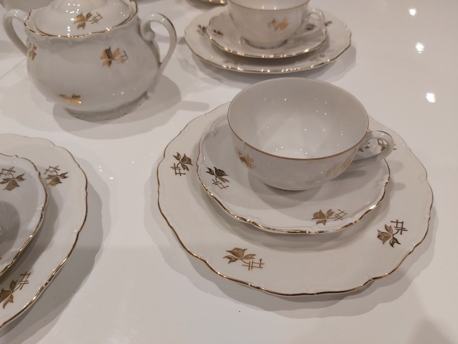 Zastawa kawowa.  Porcelana Czechosłowacka