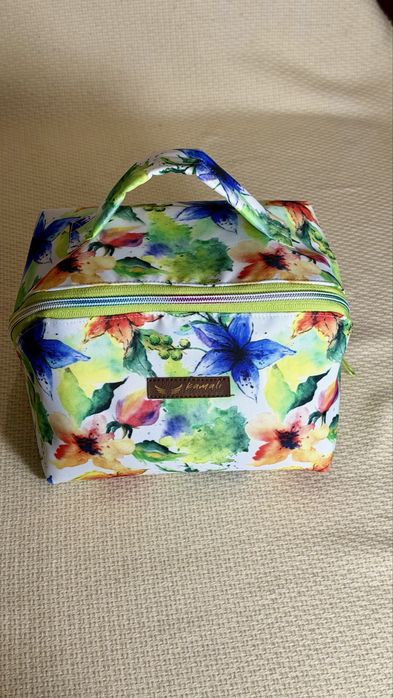 Kosmetyczka kuferek handmade