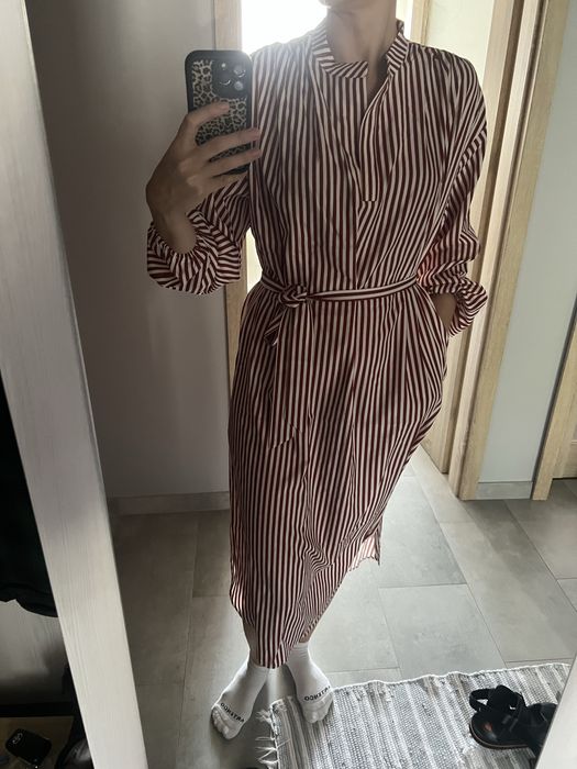 Sukienka nowa S z paskiem