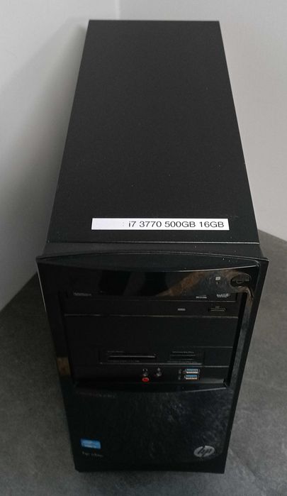 HP Elite 7500 Series MT – i7-3770 | 16 GB RAM | 500 GB HDD