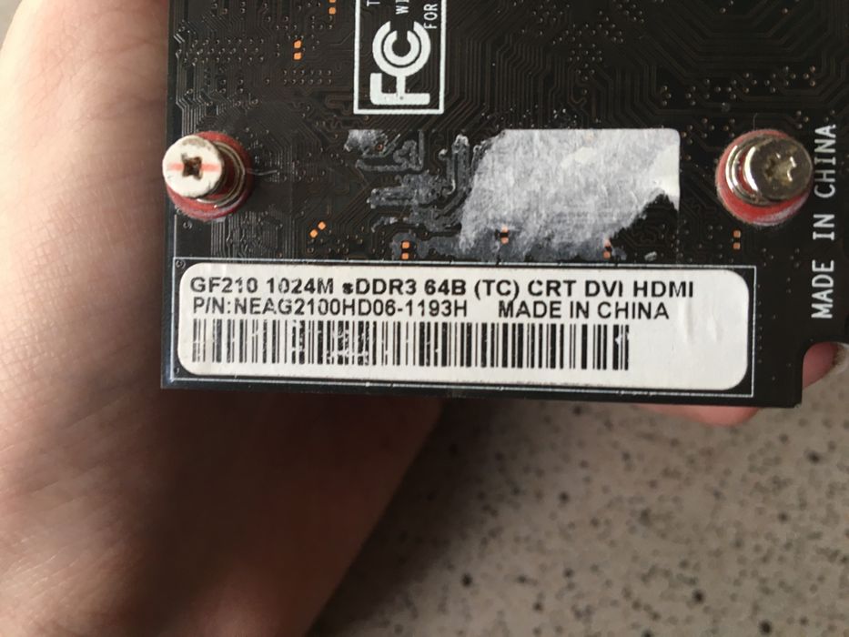 Видеокарта Gt 210