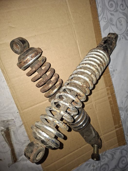 Oryginalne polmo krosno amortyzatory tyl wsk 125,175 b3 z epoki prlu