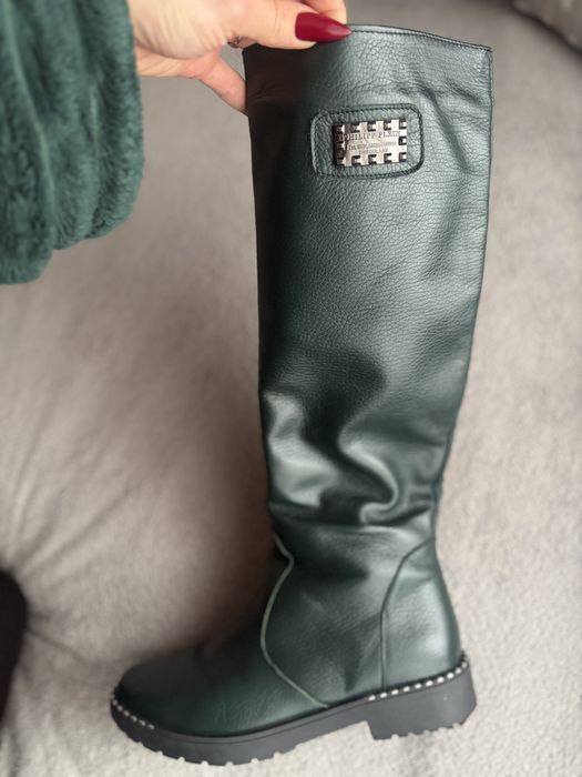 Чобітки шкіряні жіночі