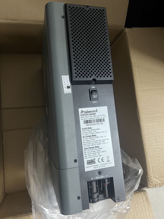 Гібридний інвертор Анінерел 4.2 кВт 24в кольоровий екран WiFi
