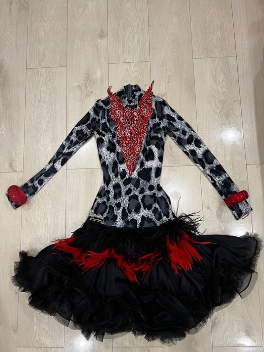 Платье латина для спортивно-бальных танцев