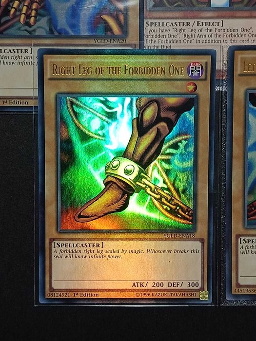 Yu-Gi-Oh! 'Set Completo da Exodia' (5 Ultra Rares) - YGLD-A17/A18/A19/A20/A21 - Exodia the Forbidden One - Cartas de 2015