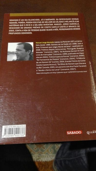 "O Profundo Silêncio das Manhãs de Domingo" - Manuel Jorge Marmelo