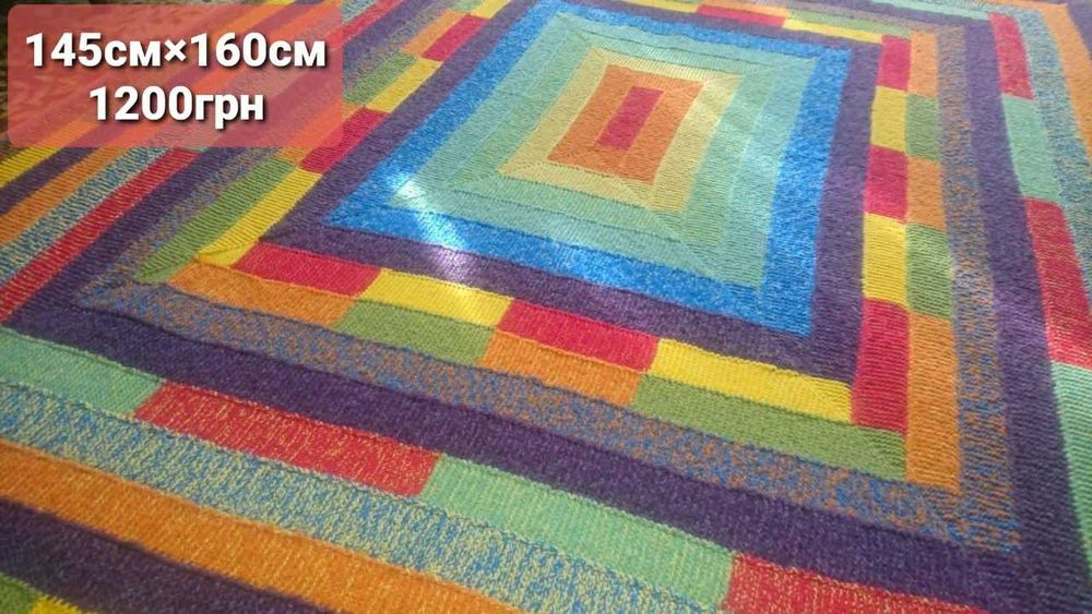 Плед вязаный  - самый тёплый и практичный подарок!