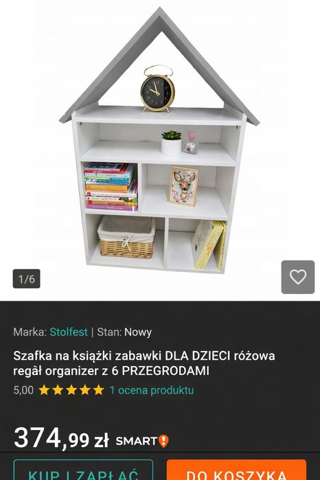 Regał szafka domek konsimo mirum