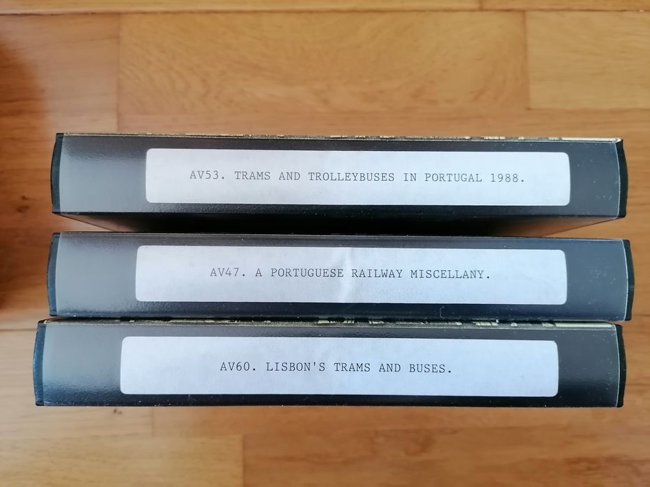 Cassetes de vídeo sobre caminhos de ferro