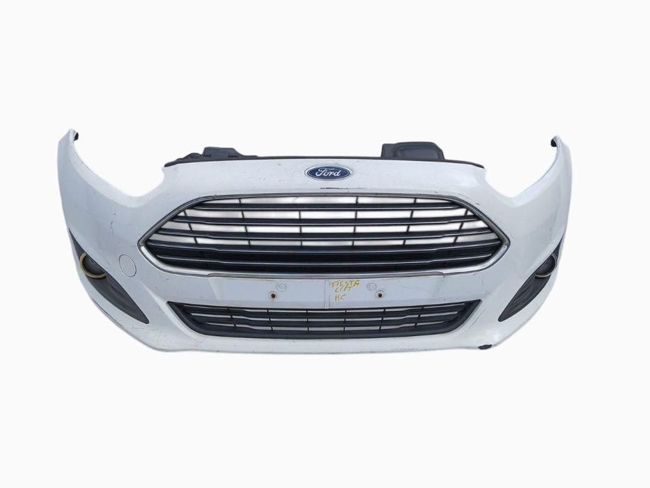 ZDERZAK PRZÓD PRZEDNI HALOGENY FORD FIESTA MK7 LIFT BIAŁY HC KOD