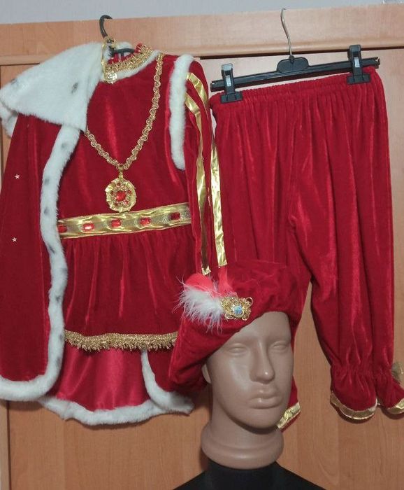 Карнавальні костюми Принц,Король,Мушкетер,Гном,Єльф,Сніговик 98-150 р.