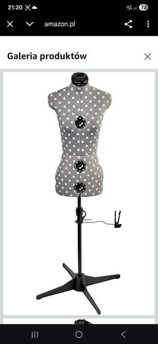 regulowany manekin krawiecki