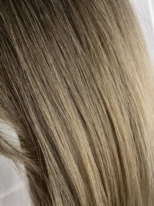 Topper ciemny blond z odrostem 55 cm