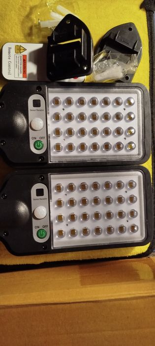 Lampy solarne sensor street komplet gratis wysyłka