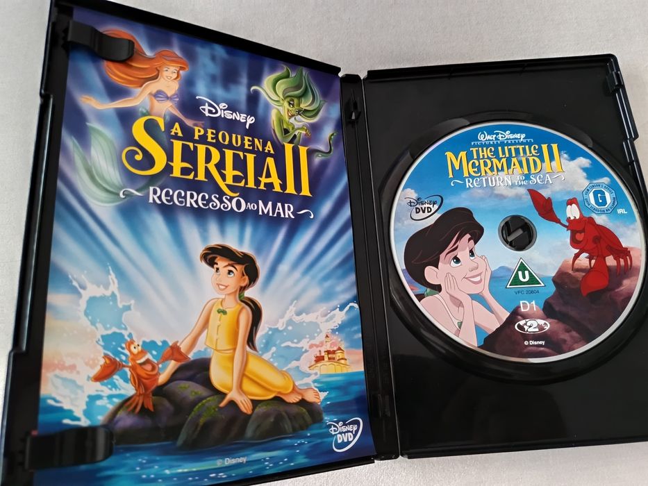 DVD Disney a pequena sereia 2