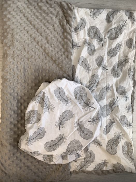 Ковдра та простирадло на дитячу каляску