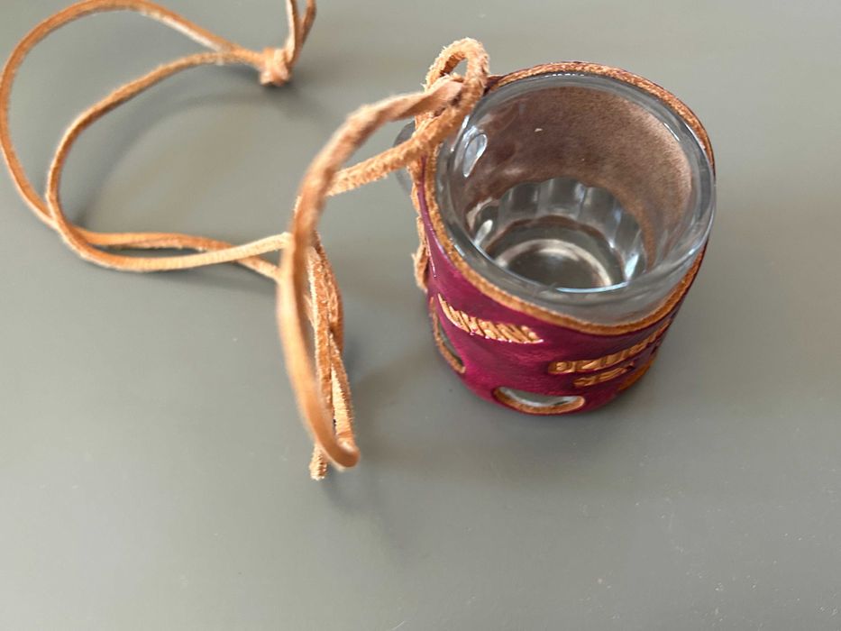 Copo com fita de pescoço novo - presente de natal