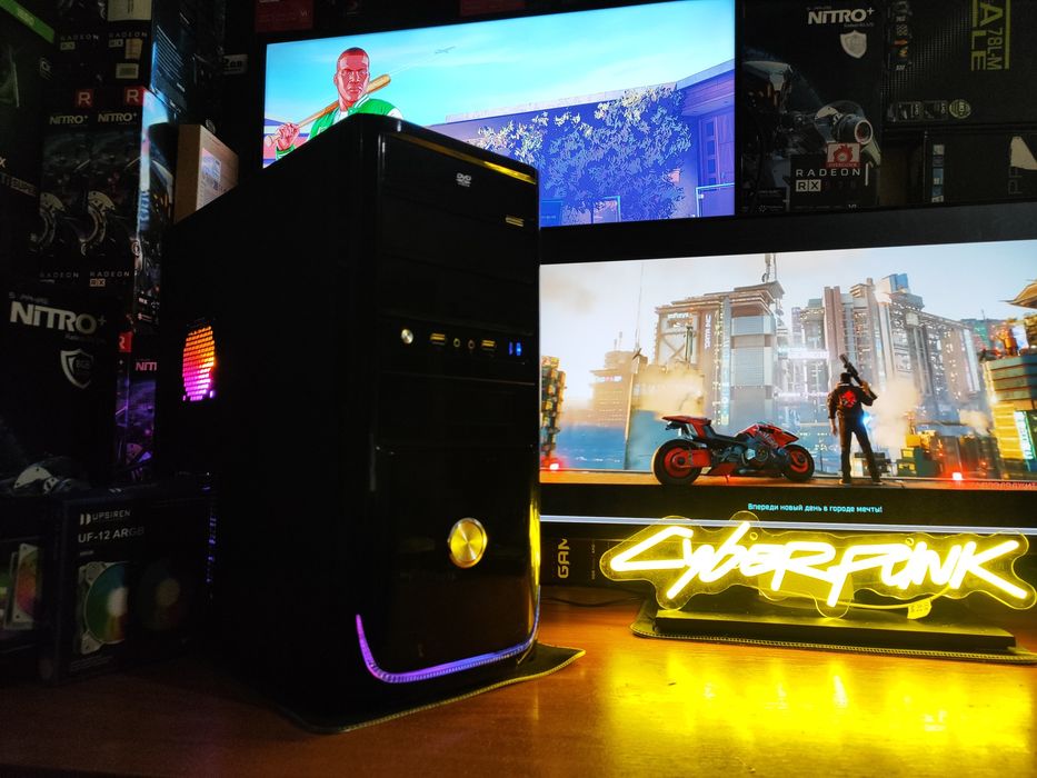 видеокарта 8 гб.Игровой системный блок,пк,компьютер rx 470,intel i5