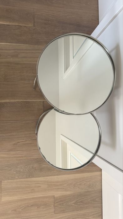 Zestaw stolików pomocniczych chromowanych zara home