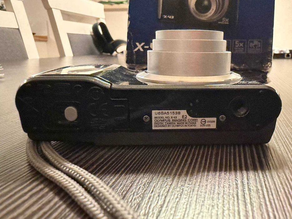 Aparat Vintage Olympus X-43 - Full Set - Pudełko Paragon Dokumenty - Y2K
