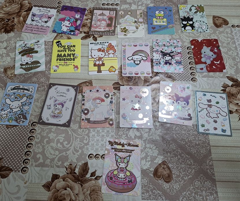 Coleção de Trading Cards Hello Kitty and Friends - Fun Together