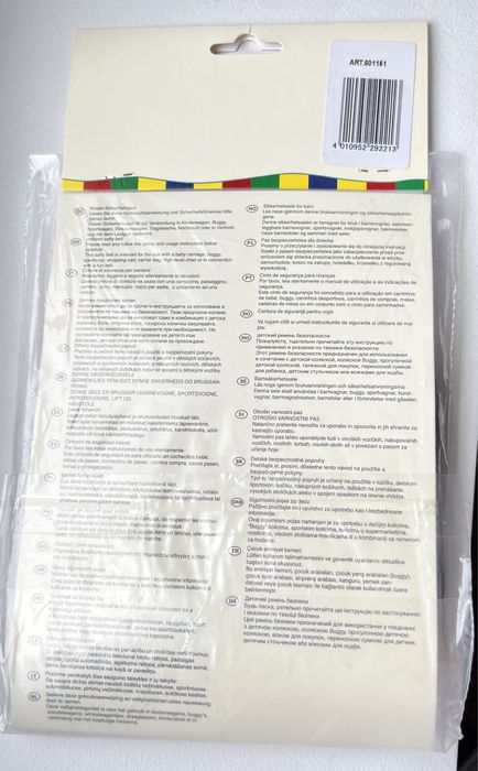 Cinto de segurança para crianças