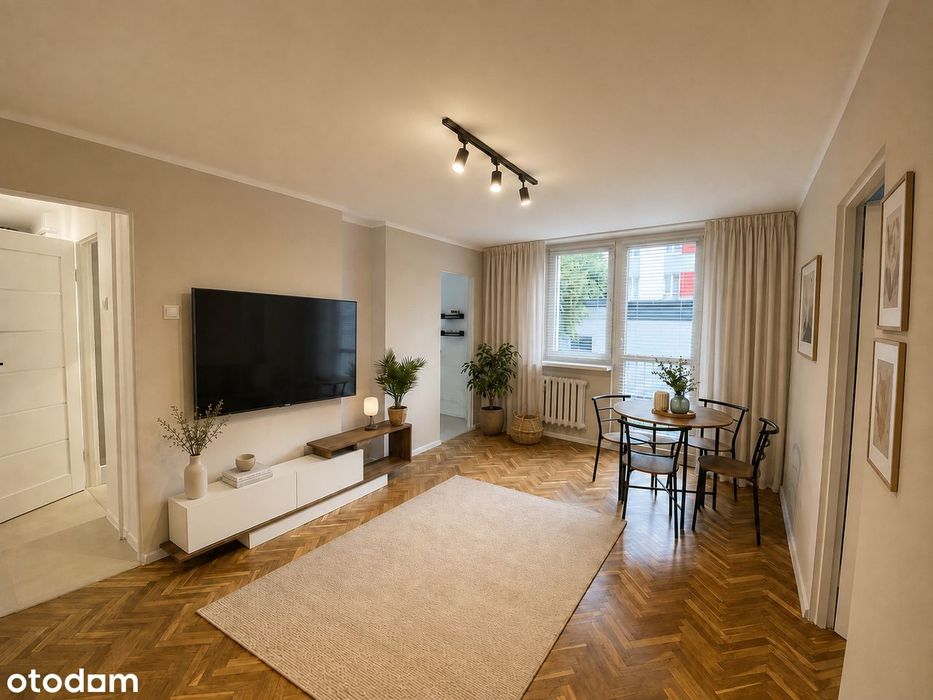 Świeżo Po Remoncie | 41,4 M² | 2 Pokoje | Parter